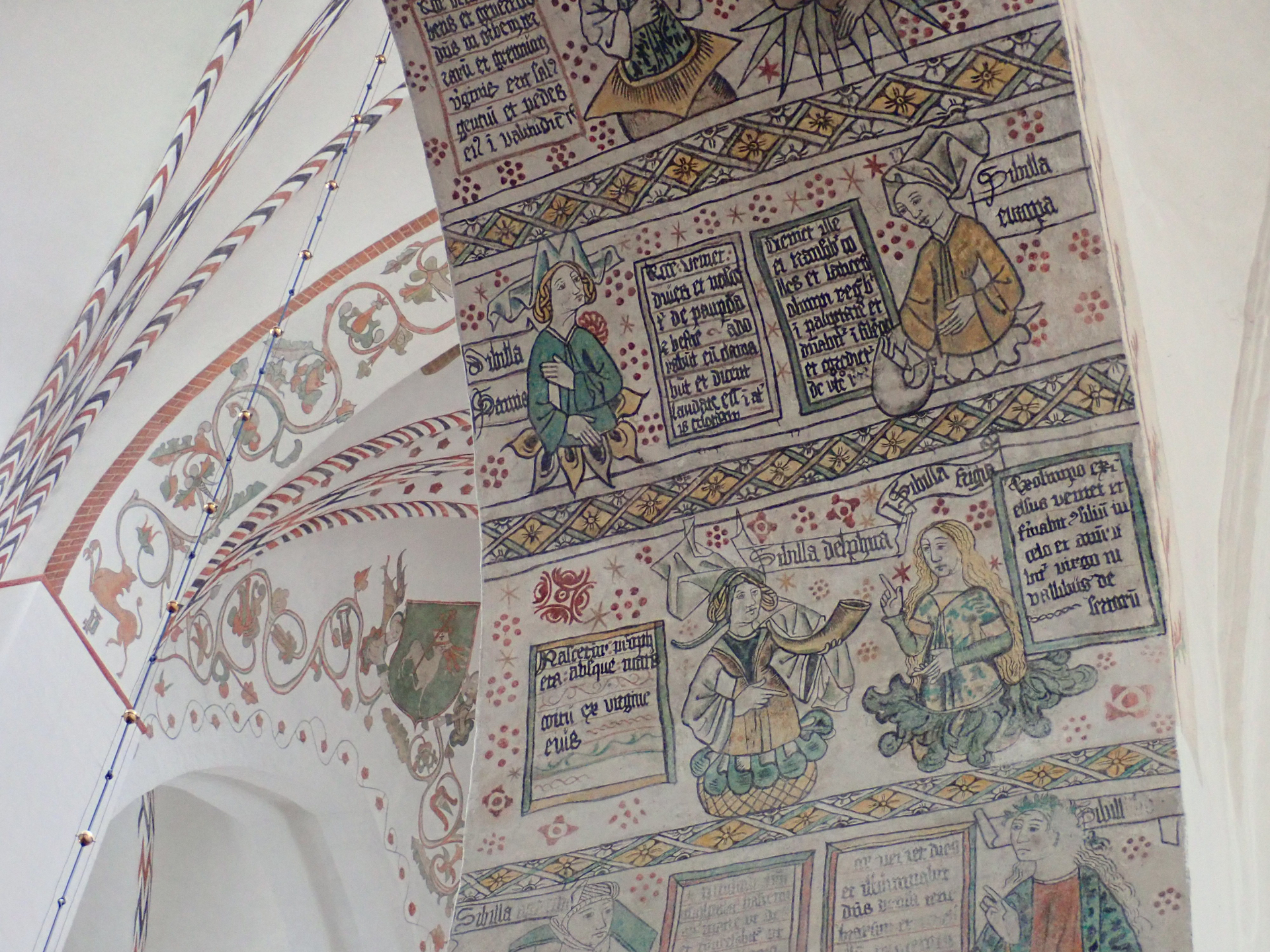 Detail of a fresco inside a church